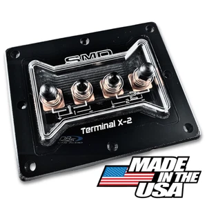 SMD TX 2-Channel Speaker Box Terminal Plate - Oxygen-Free Copper Hardware - Picture 1 of 3