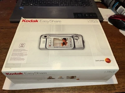Kodak EasyShare LS 753 5.0MP 2.8x Digital Camera - Silver - works great - Image 1 of 2
