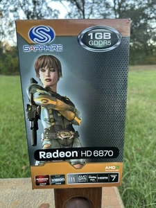Sapphire AMD Radeon HD 6870 1GB GDDR5 PCIe Graphics Card DVI/HDMI/DisplayPort - Picture 1 of 11