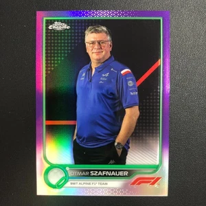 2022 Topps Chrome Formula 1 F1 #102 Otmar Szafnauer Purple Refractor - Picture 1 of 2