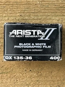 35mm Black & White Film ARISTA II 400 DX 135-36 NEW  in Box - 1 Roll - Picture 1 of 4