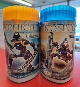 LEGO BIONICLE 8615 Vahki Bordakh and 8617 Vahki Zadakh with Canisters & Manuals