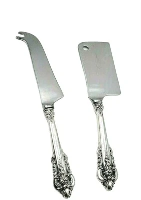 Juego de servir queso Grand Baroque by Wallace de plata esterlina hecho a medida HHWS Foto 1 de 4