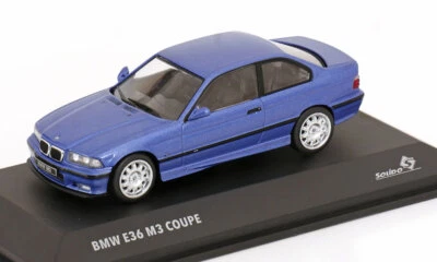 1:43 Solido BMW M3 E36 Coupe 1999 bluemetallic - Bild 1 von 3