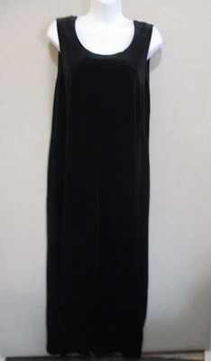 VTG 90's Ronni Nicole II Sleeveless Stretch Velour Dress Plus Size 16W - Image 1 of 4