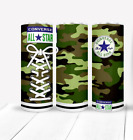 Camo Converse Inspired 20oz Stainless Steel Skinny Tumbler