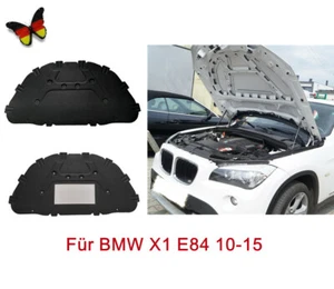 Schwarz Motorhaubendämmung Dämmmatte mit Alufolie passend für BMW X1 E84 10-15 - Afbeelding 1 van 9