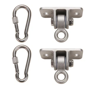 Heavy Duty Swing Hangers 304 Stainless Steel for Wooden Sets Swing Hooks Bracket - Picture 1 of 7