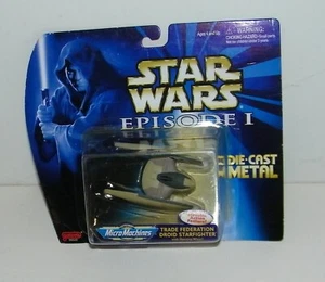 Star Wars Episode 1 Micro Machines Die Cast Trade Federation Droid Starfighter - Picture 1 of 3