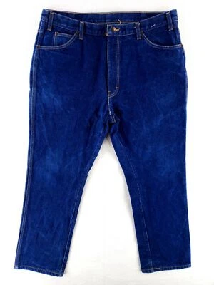 Vintage Dickies 40x32 Jeans Classic Heavy Denim Dark Wash Straight Leg Workwear - Image 1 of 4