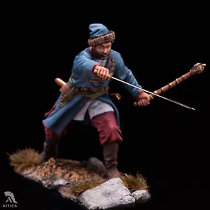Soldado de juguete en miniatura pintado Don Cosack 54 mm | nivel de arte - Imagen 1 de 8