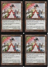 MTG: ERSATZ GNOMES Mirage UNCOMMON; played, Excellent condition x4