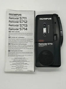 Grabadora microcassette Olympus Pearlcorder S713, para piezas - Imagen 1 de 7