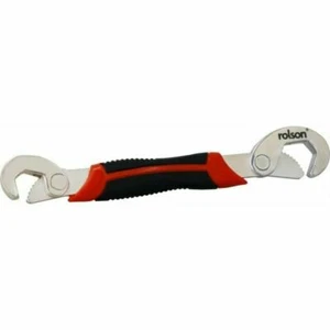 Llave de velocidad de doble extremo Rolson herramienta manual de reparación de garaje para el hogar hágalo usted mismo - negra y roja - Imagen 1 de 3