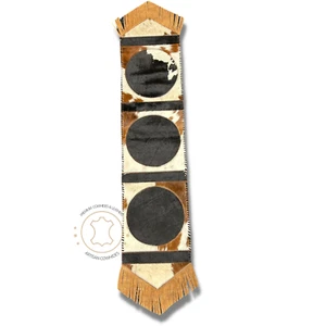Cowhide Table Runner Solid Design 5ft long - Table Decor Runner - Picture 1 of 5