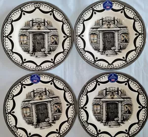 4 platos de ensalada Royal Stafford Halloween casa embrujada fantasmas brujas 1666 difícil de encontrar - Imagen 1 de 20