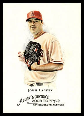 2008 Topps Allen & Ginter John Lackey #125 Los Angeles Angels - Image 1 of 2