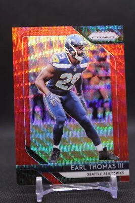 Earl Thomas III #20 2018 Panini Prizm Prizm Red Wave Seattle Seahawks SN/149 - Image 1 of 2