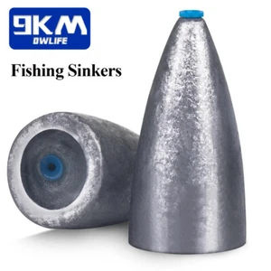 Sinkers de pesca de peso bala 15 ~ 30 piezas de peso de pesca para plataformas de Texas 1,75 g ~ 14 g - Imagen 1 de 16