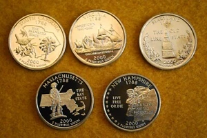 2000-S Statehood Quarter Proof Set - Picture 1 of 2