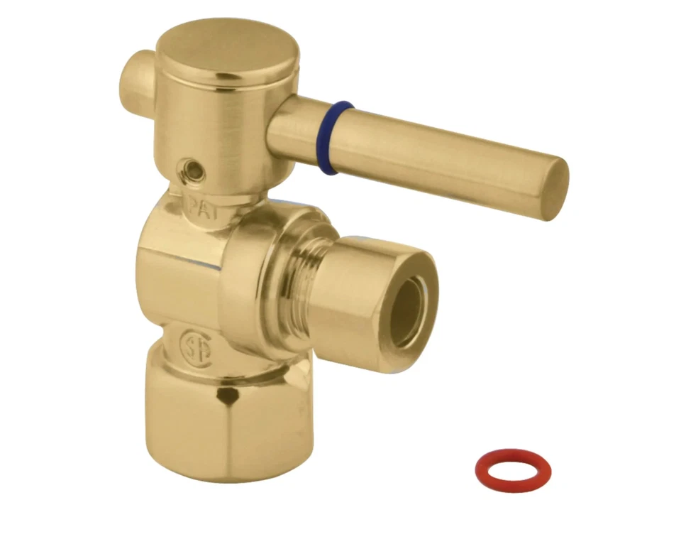 Kingston Brass Fauceture Quarter Turn Valves (1/2" FIP X 3/8" O.D. Compression) - Image 1 of 1