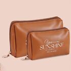 Large Capacity Travel Cosmetic Bag Letter Toiletry Organizer  Girl