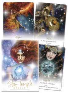 Star Temple Oracle NUEVO Sellado 44 Tarjetas Guía Libro S. Cherub L. Savolainen - Imagen 1 de 7