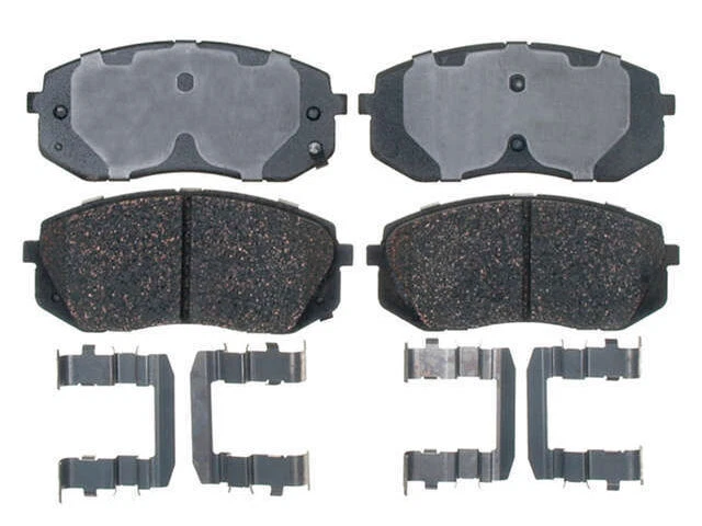 Juego de pastillas de freno delanteras para 07-09 Kia Rondo VX31F4 con herrajes cerámica dorada AC Delco Foto 1 de 1