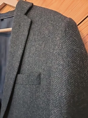 Blazer J Crew Para Hombres 38 Ludlow Moon Británico Tweed Espiga Lana Traje Chaqueta Foto 1 de 4