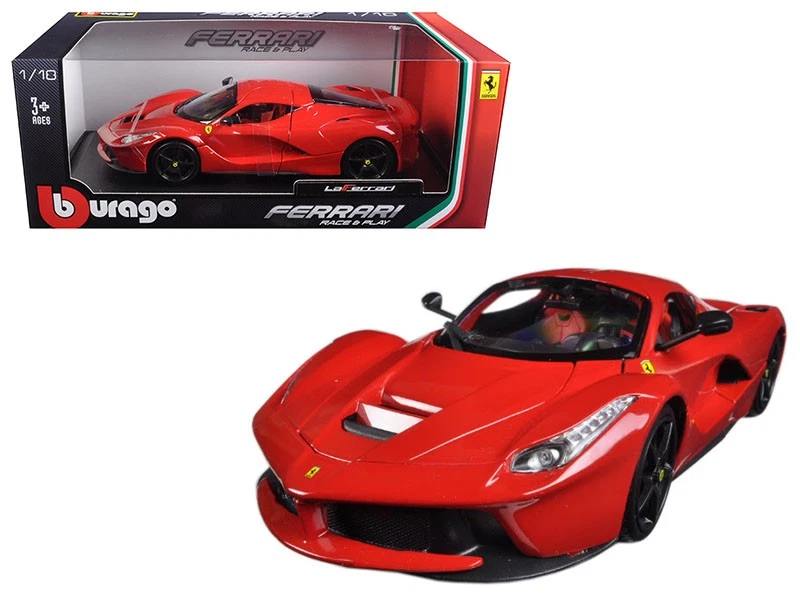 Bburago 16001RBK Ferrari LaFerrari F70 Red with Black Wheels 1/18 Diecast - Image 1 of 1
