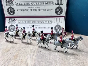All The Queens Men: Royal Scots Greys On Parade, um 1900. 2 Sets. - Bild 1 von 6
