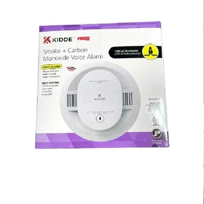 Kidde 900-CUAR-V Firex Hardwired Smoke & Carbon Monoxide Detector w/ Voice Alarm
