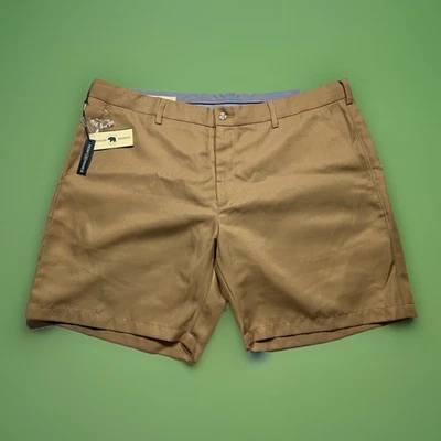 "Pantalones cortos de golf Onward Reserve Players Performance para hombre talla 42 tostados 8""" Foto 1 de 4