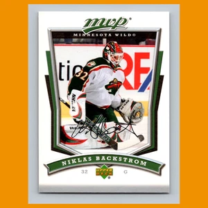 Niklas Backstrom #297 2007-08 Upper Deck MVP Minnesota Wild Hockey Card NHL - Picture 1 of 3