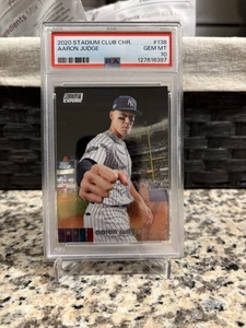 2020 Topps Stadium Club Chrome Aaron Judge SP PSA 10 - Picture 1 of 2