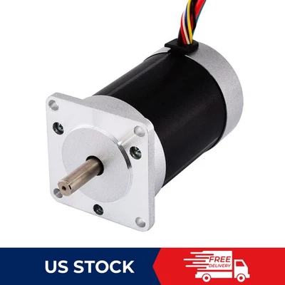 Motor DC sin escobillas STEPPERONLINE Nema 23 0,6 Nm 24 V BLDC Motor 3500 RPM 220 W CNC Foto 1 de 4
