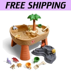 Educational Dino Water Table for Outdoor Sensory Play – 7 Accessories Included - Picture 1 of 9