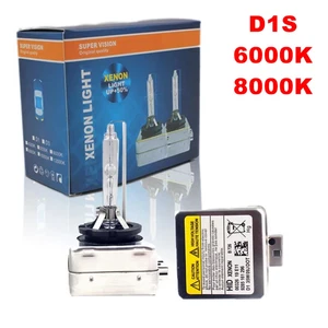 D1S 2PCS 35W AC Car XENON BULB OEM ORIGINAL HID LIGHTS LAMPS 8000K 6000K Xenon H - Picture 1 of 13