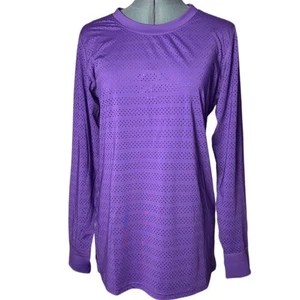 ZYIA Active Long Sleeve Chill Vented Shirt Women's Size Large Purple  - Picture 1 of 19