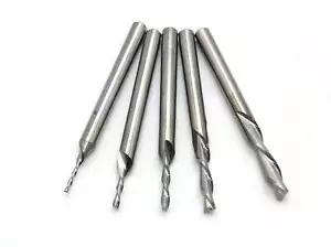 Brocas de enrutador de incrustación de corte descendente de carburo TMAX 1/32, 3/64, 1/16, 3/32, 1/8" de diámetro - Imagen 1 de 13