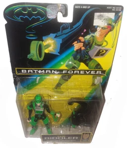 BATMAN FOREVER MOVIE SERIES THE RIDDLER WITH BLASTING QUESTION MARK KENNER 1995 - Picture 1 of 2