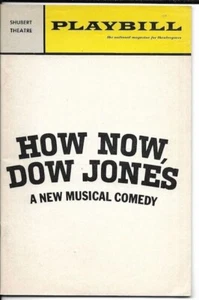 "How Now, Dow Jones" TRYOUT Playbill 1967 Tony Roberts, Madeline Kahn - Picture 1 of 1