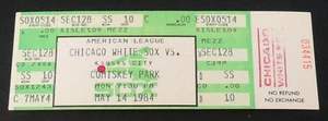 Tom Seaver HOF Win Game Full Mint Unused Ticket 1984 White Sox vs Kansas City - Picture 1 of 2