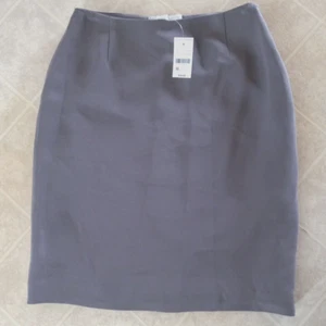 NEW Casual Corner Women's Size 2 A-Line Skirt Brown Lined Solid - Picture 1 of 3