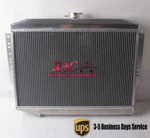 Aluminum Radiator for 1972-1979 Jeep Cherokee J10 J20 Wagoneer 5.9 6.6 3 Row - Imagen 1 de 9