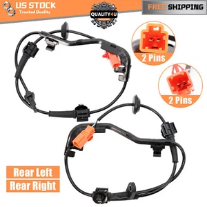 Pair ABS Speed Sensors Set of 2 Rear Driver & Passenger Side Left Right for CR-V - Picture 1 of 13