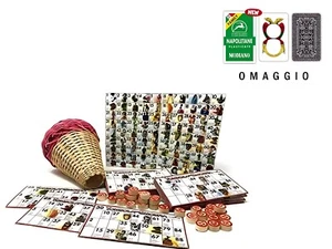 Tómbola Napolitana Con 48 Cartones Y Cartel Smorfia Bingo + Cartas Napolitanas - Imagen 1 de 6