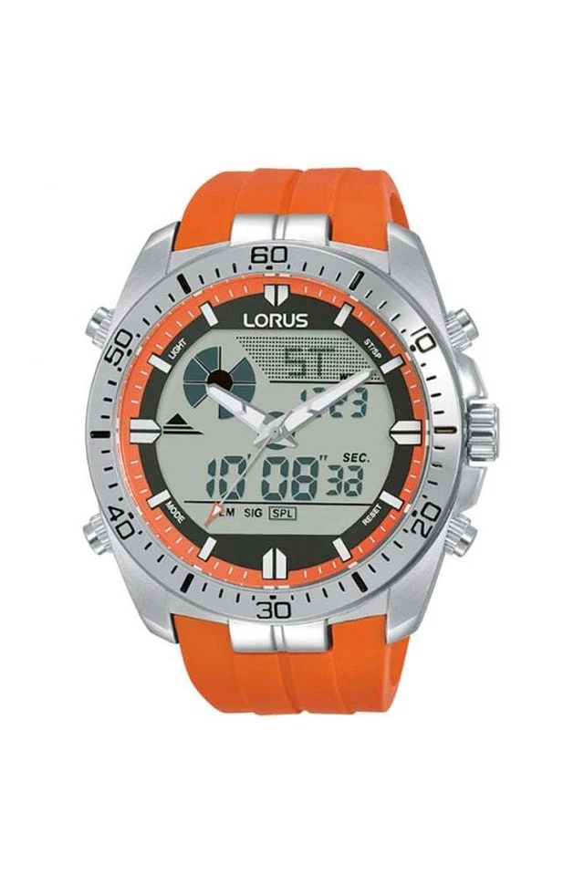 Lorus Analogue Digital Chronograph 46mm 10ATM Watch R2B11AX9 - Image 1 of 1