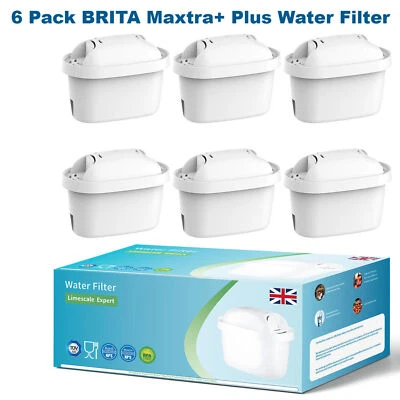 New 6 Pack BRITA Maxtra+ Plus Water Filter Jug Replacement Cartridges Refills.UK - Image 1 of 4