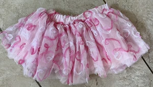 Chelsea's Corner Mädchen rosa und weiß Blumenmuster Tüll Tutu Größe 6 Monate - Bild 1 von 4